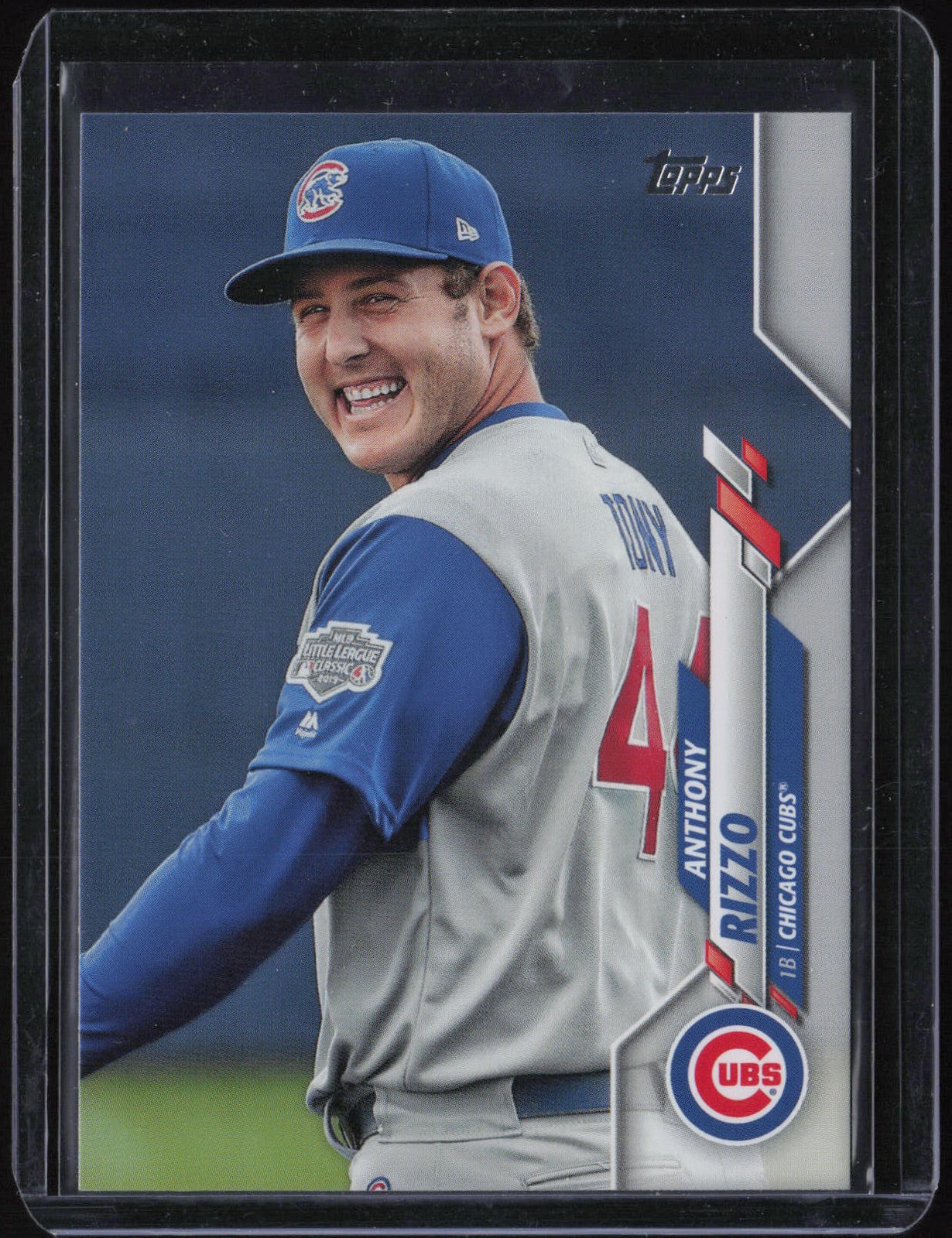 2020 Topps Update #U-201b Anthony Rizzo Smiling over shoulder SP Variations