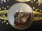 GB STAMPS BENHAM FIRST DAY COVER WITH MINT COIN ISSUE SOLAR SYSTEM MYTHS 2