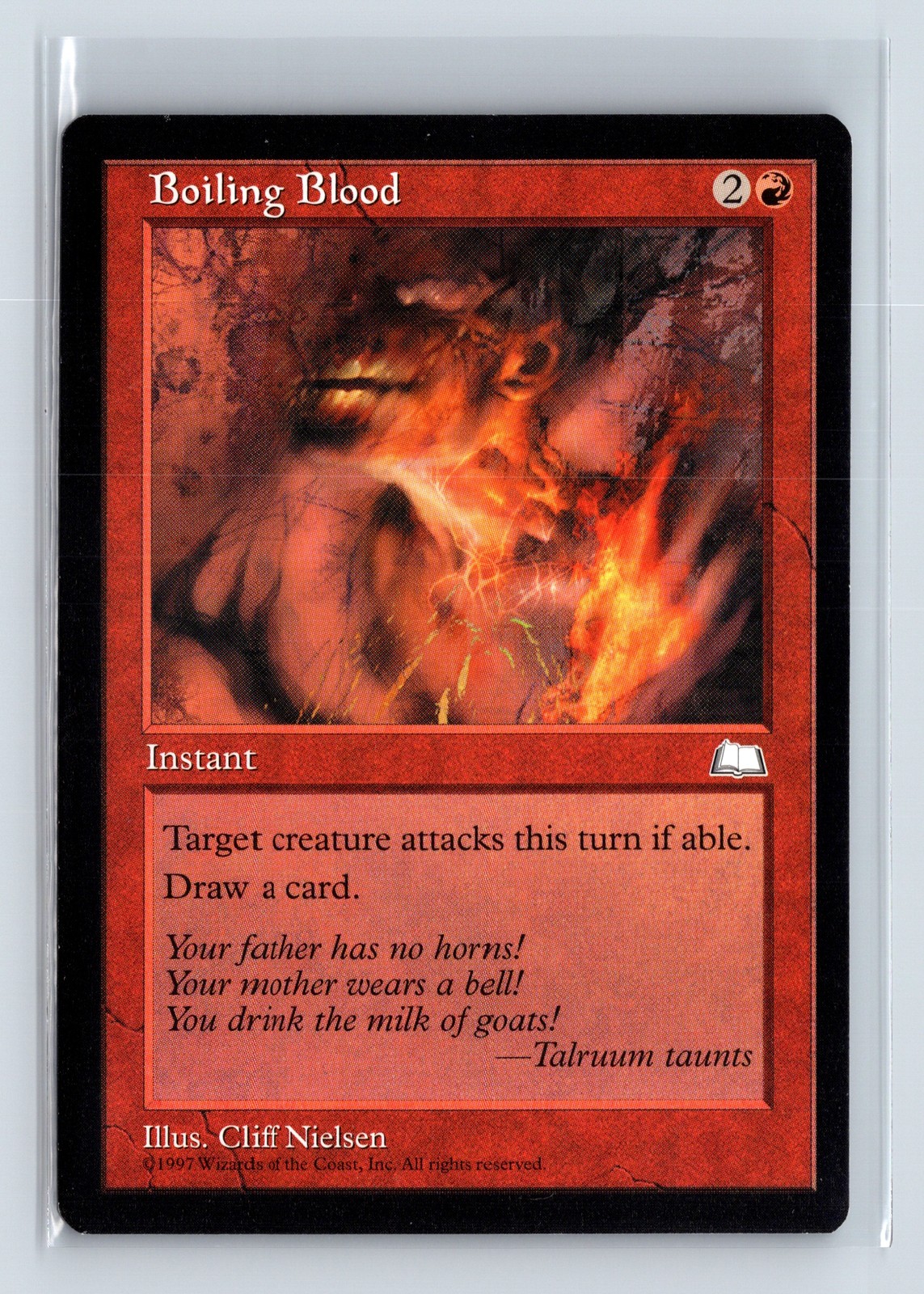 (2x) BOILING BLOOD – MTG Magic the Gathering Card – Weatherlight – Common