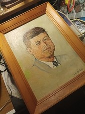 Oil Painting.Jfk