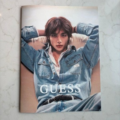 Stray Kids GUESS Hyunjin Catalog Lookbook Korea Limited Edition