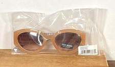 NEW SEALED STEVE MADDEN Tannon Sunglasses w/Case 100 UV Protection