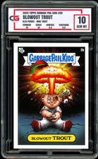 2022 Garbage Pail Kids GPK x MLB S2 #2b Blouwout Mike Trout Adam Bomb CG 10 GEM