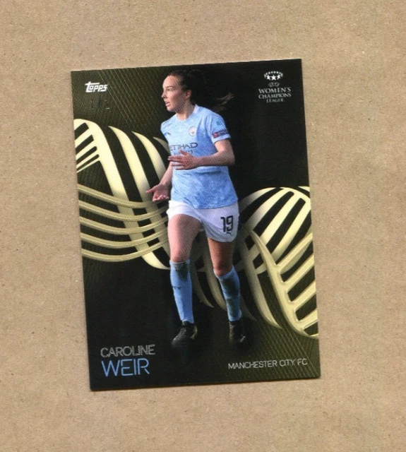 2020-21 Topps UEFA Champions League Knockout Caroline Weir ROOKIE 1/1