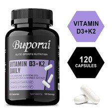 Vitamin D3 + K2 120pcs, Promote Absorption,Muscle Strength,Increase Bone …