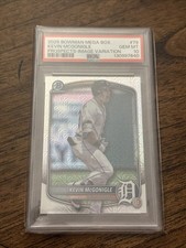 2025 Bowman Mega Box Chrome KEVIN McGONIGLE Prospect Image Variation #79 PSA 10