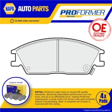 Brake Pads Set fits HYUNDAI GETZ TB 1.5D Front 03 to 09 Proformer Quality