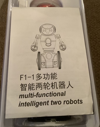 Remote Control Intelligence Robot 2.4GHZ No. F-1 red 4 Mode V.G. P/O IOB - Picture 6 of 8