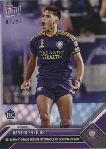 2023 Topps Now MLS Ramiro Enrique #195
