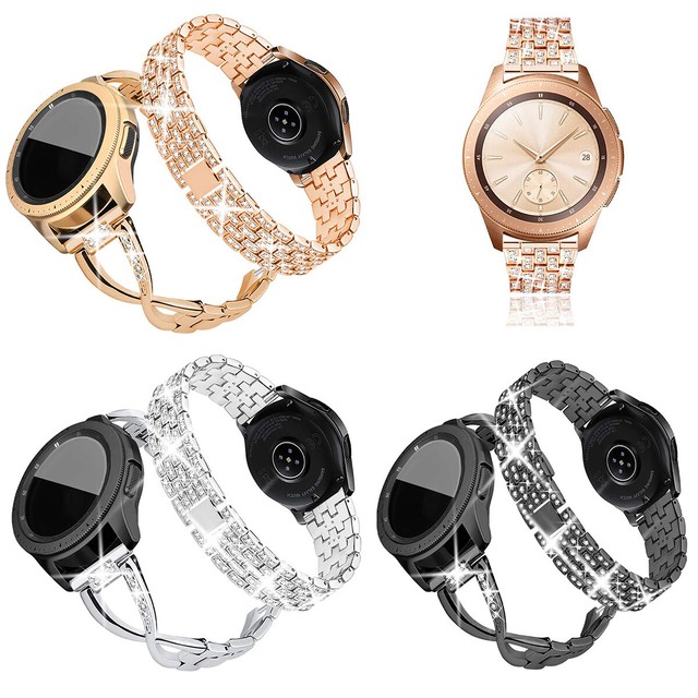 2 Pack 20mm Bling Metal Strap for Samsung Galaxy Watch 42mm/Active 1/2 (40/44mm) | eBay