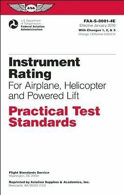 Instrument Rating Practical Test Standards for Ai- 9781560277798, FAA, paperback
