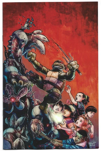 Teenage Mutant Ninja Turtles Stranger Things #3 1:25 Fero Pe Variant VF/NM