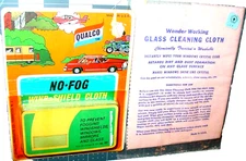 Vintage Windshield Mirror Cleaning Cloth Glove Box Accessory Chevy GM Ford Dodge
