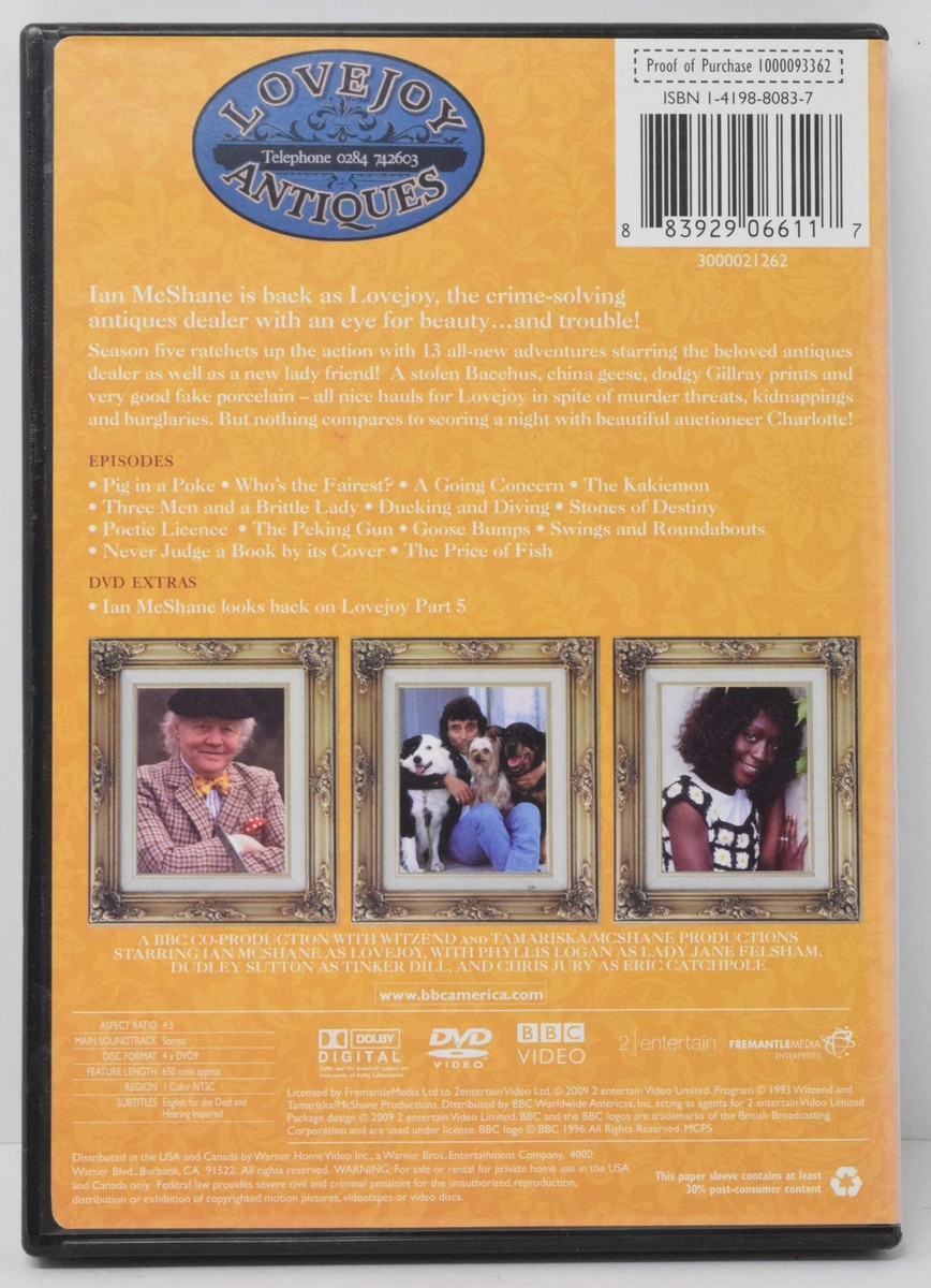 その他 Lovejoy: Complete Season Five [DVD] Lovejoy: The Complete Season Five (DVD, 2009) 883929066117| eBay