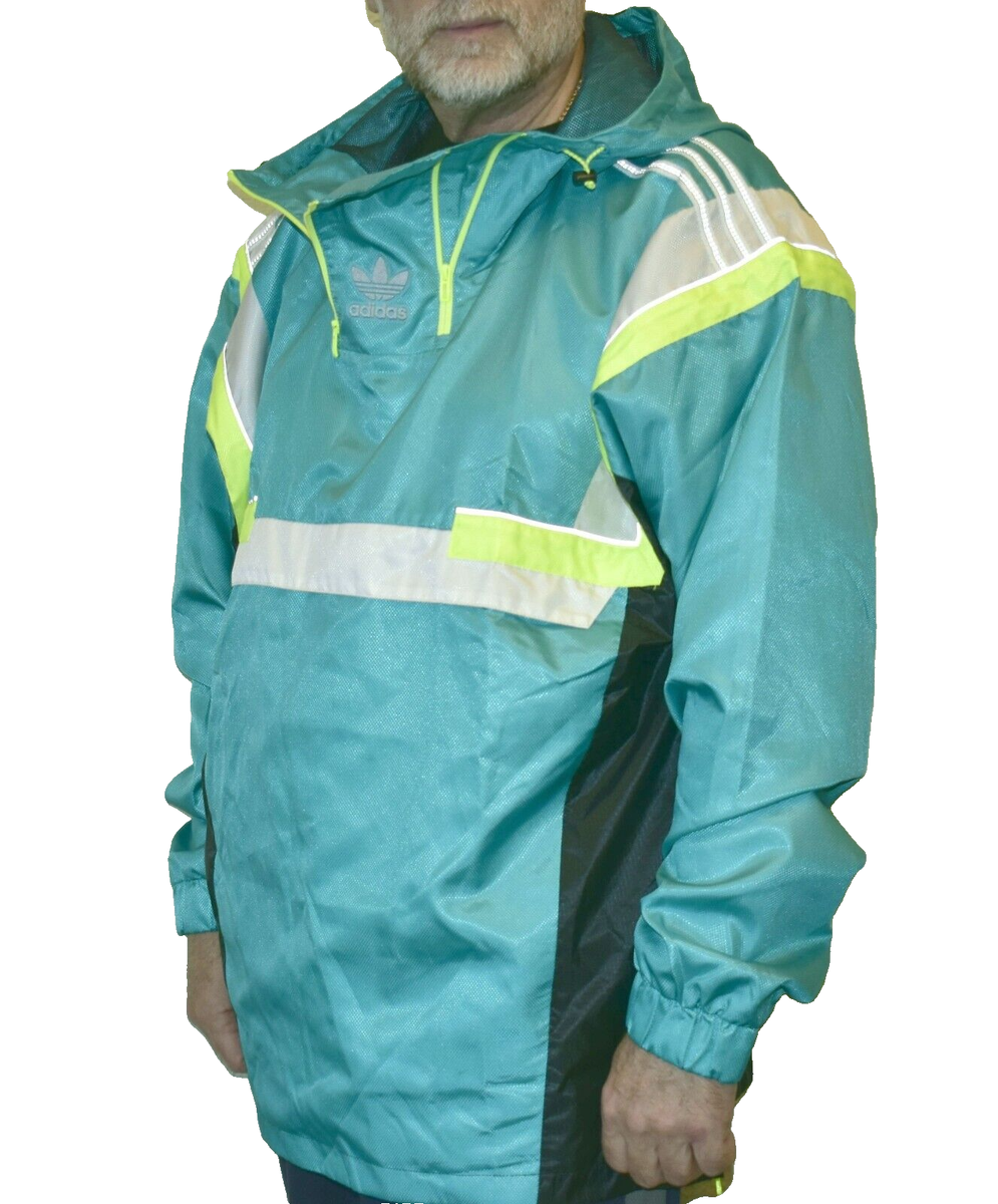 vintage an・an no.32 B5 NWT ADIDAS Originals BR8 Shock Green/Carbon Windbreaker Jacket