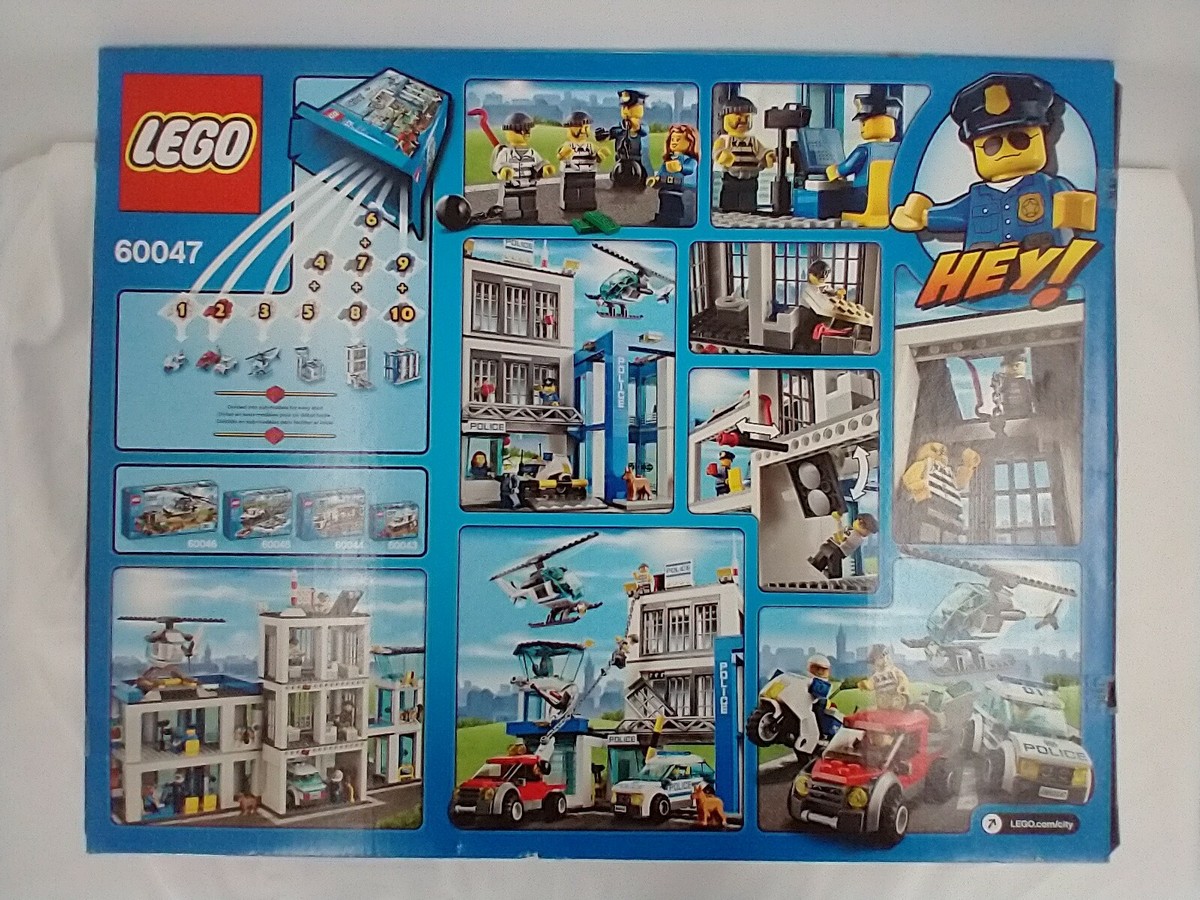 LEGO City Police Station Set 60047 New w/ Damaged Box 673419206938