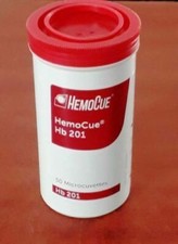 4 X PACK OF HemoCue Hemoglobin Hb 201 Microcuvettes 50/Bottle SAME DAY SHIPMENT