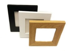 Photo Picture Frames Frame Real Glass Poster Black Walnut White Oak Square A5 A6