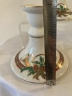 Vintage Georges Briard Christmas Candleholders "The Hunt" Made In Japan — photo 5