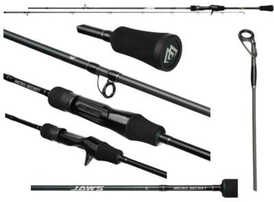 Mikado JAWS Micro Secret 2tlg Baitcast Angelrute1,98m 2-10g Forelle Barsch Hecht