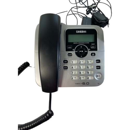 Uniden DECT1588 6.0 Phone Answering System base  & 1 handset wireless 2 chargers - Picture 1 of 8