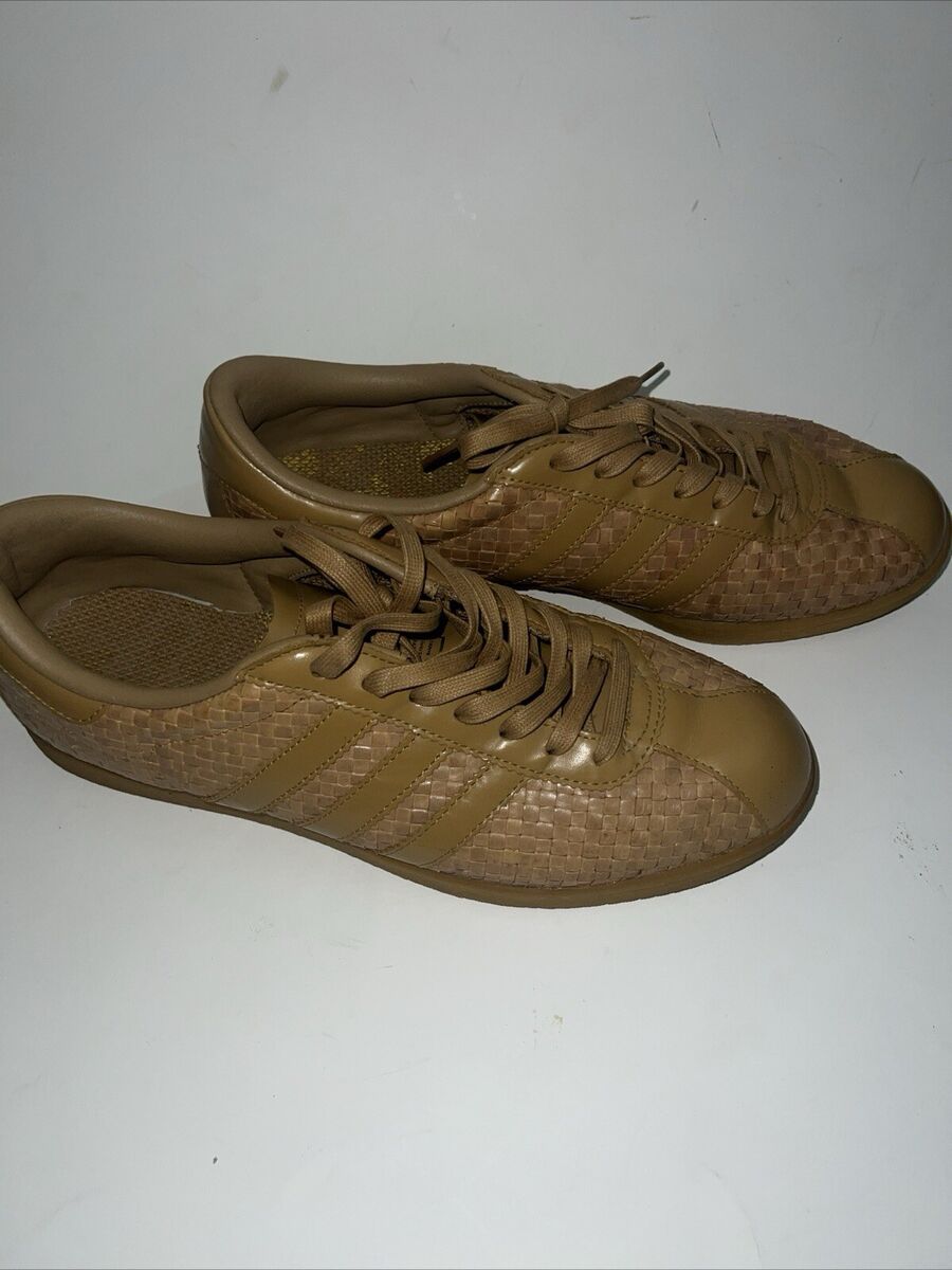Vtg adidas tobacco weave vintage men size 9.5 Brown Tan Leather 146982. HTF Vtg adidas tobacco weave vintage men size 9.5 Brown Tan Leather 146982. HTF