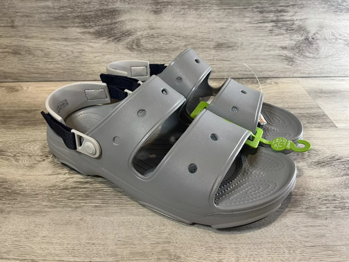 Crocs Classic All terrain Sandal Light Gray 207711 007 Men s Size 13 Women s 15