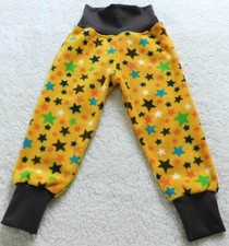 Unique   bloomers   fleece   stars   yellow-brown   handmade