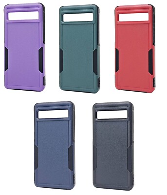 Lot of 5 Dual Layer Traveler Hybrid Case For Google Pixel 6A/Pixel 7A/Pixel 8A