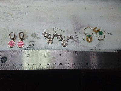 LOT Vintage Earrings 3 Pair Lot Excellent