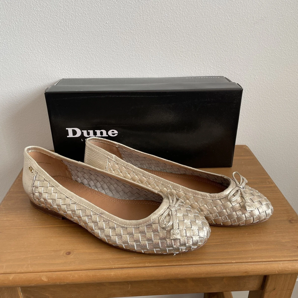 Dune tan hotsell ballet pumps