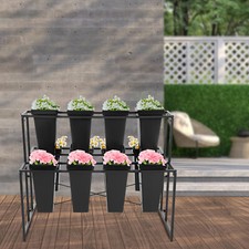 12 Pcs Flower Buckets Flower Display Stand for In/Outdoor Florist Garden Modern