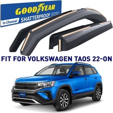 Rain Guards Vent Visors Shade for 2022-2026 Volkswagen Taos SHATTERPROOF