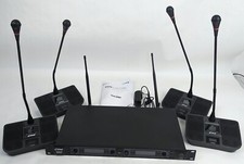 Pyle PDWM4700 - Pro Rack Mount 4 Channel Desktop UHF Wireless Microphone System
