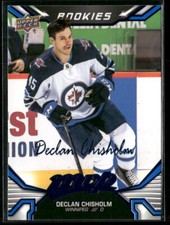 2022-23 Upper Deck MVP #236 Declan Chisholm Winnipeg Jets Blue Script Card