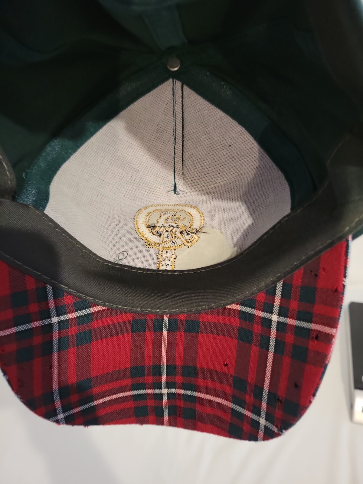 Vintage MacGregor Golf hat cap PLAID, Made in Scotlan… Gem