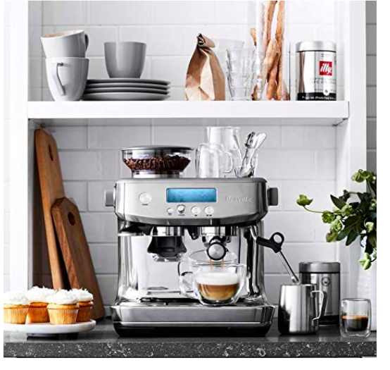 Breville Barista Pro Espresso Machine BES878BSSCOFFEE, LATTEOPRAH'S