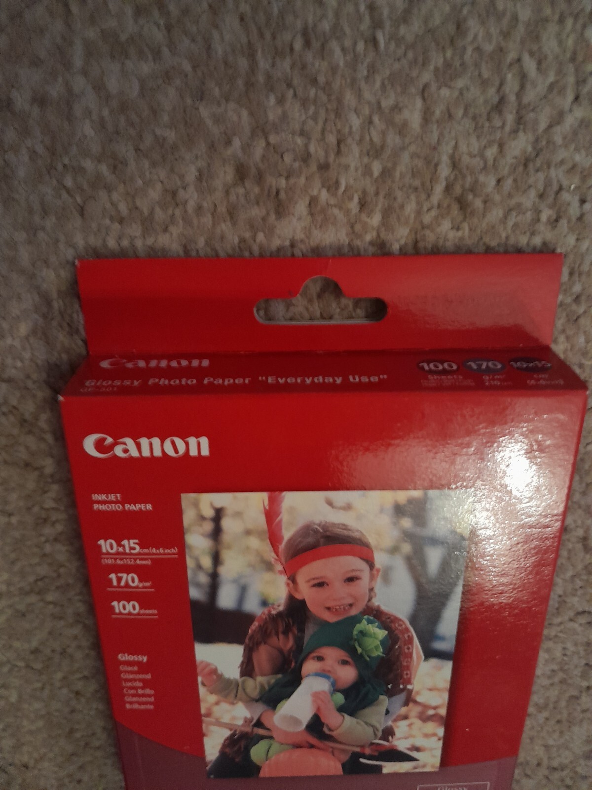 Canon Gp501 Photo Paper 100 X 150 Mm Glossy 100 Sheet Pack NEW Genuine