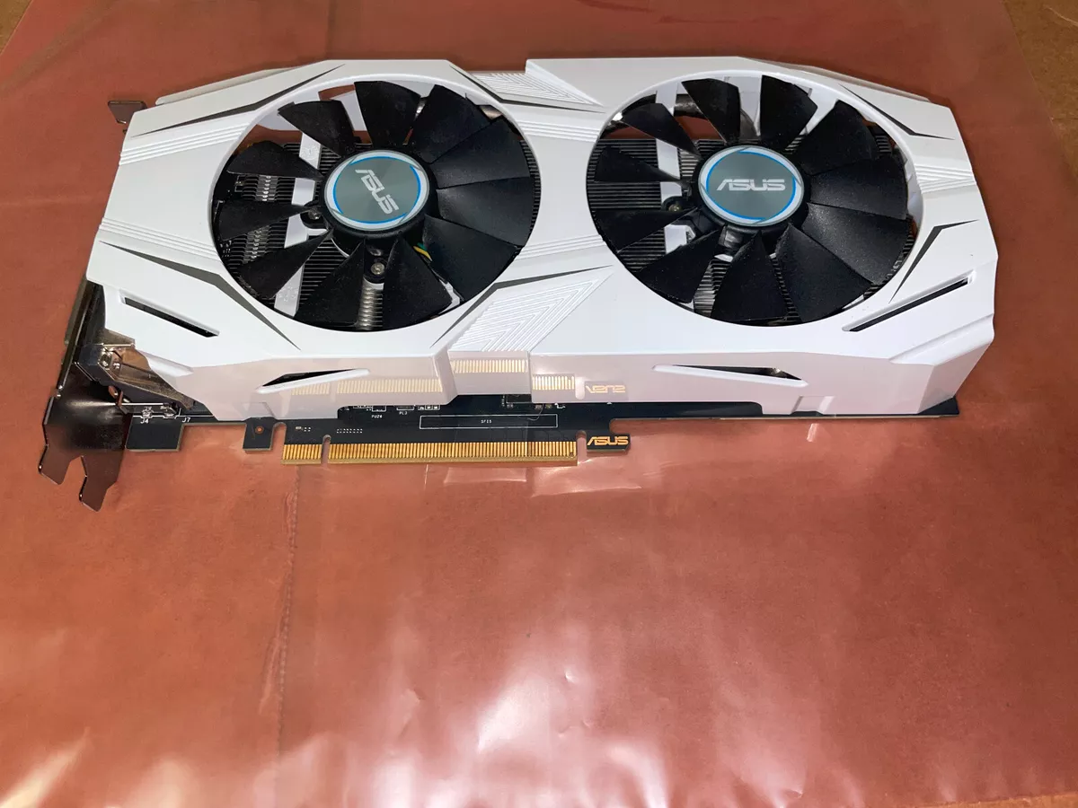 ASUS DUAL-GTX1070-O8G 8GB GDDR5 PCI Express 3.0 Graphics Card.