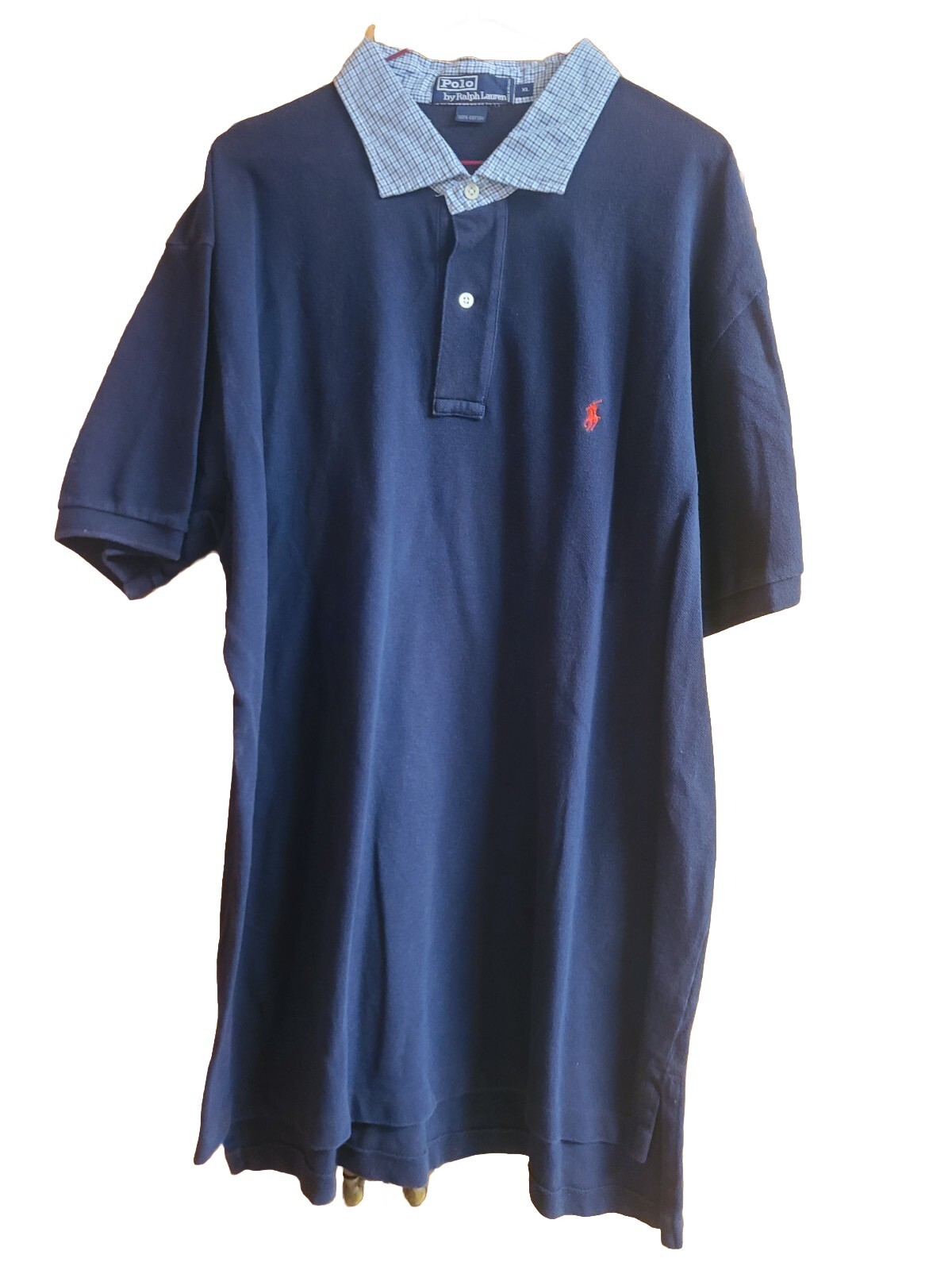 Ralph Lauren Polo Mens Shirt XL Vintage 100% Cotton Blue Worn Once