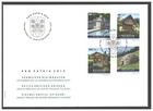 Switzerland 2012-Mi. 2249 - 2252" Pro Patria-Small Buildings" on FDC