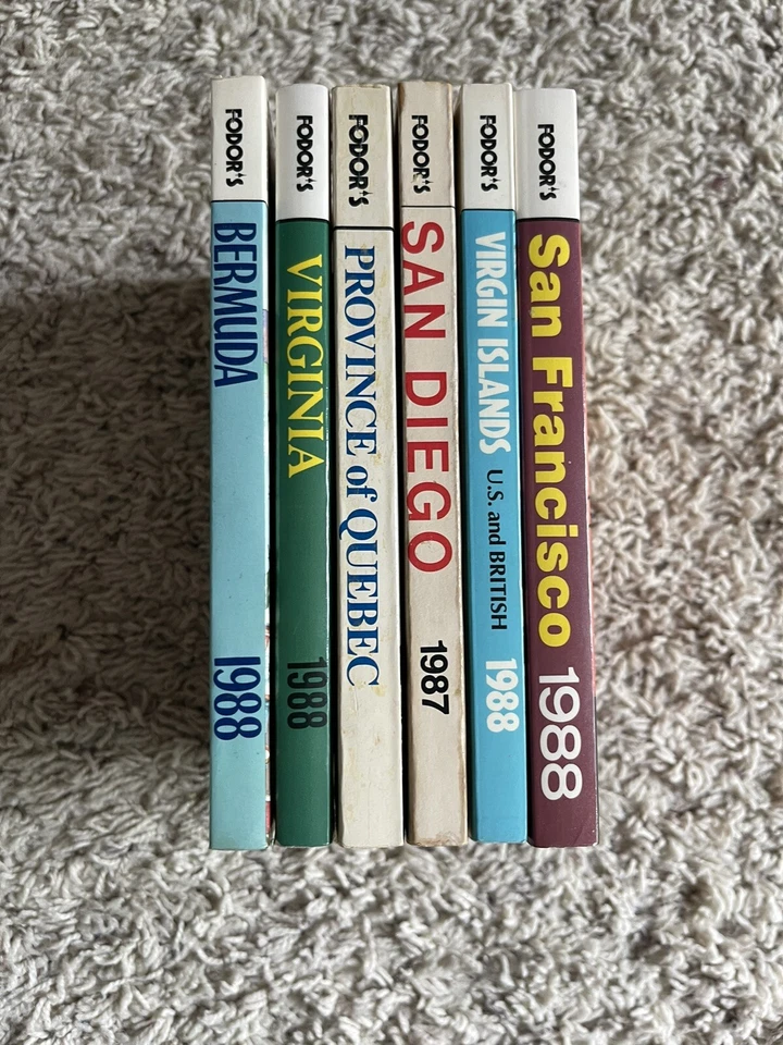 Fodor's 1980s Vintage Travel Guide Books Lot of 6 - RARE LOT! -😱🤯! - Imagem 3 de 4