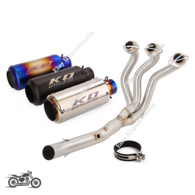 Exhaust System For Yamaha MT-09 FZ09 2014-2020 Header Link Pipe Slip On Muffler