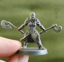 Barbarian - Human Female Mini Miniature Figure Dungeons Dragons Pathfinder D D