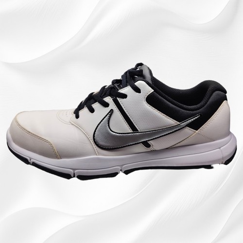 Nike Men's Golf Shoes Durasport 4 Sz 8.5W White Black Soft Spike 844551