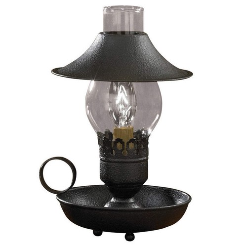 Park Designs Chamberstick Lampe mit Schirm 9" schwarz