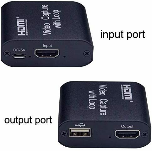 TechFlo 4K HDMI Video Capture Card HDMI to USB 2.0 Video Capture with Loop Out - Picture 2 of 5