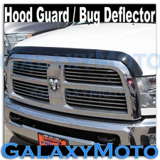 Smoke Black Hood Shield Grille Guard Bug Deflector for 10-18 Dodge RAM 2500+3500