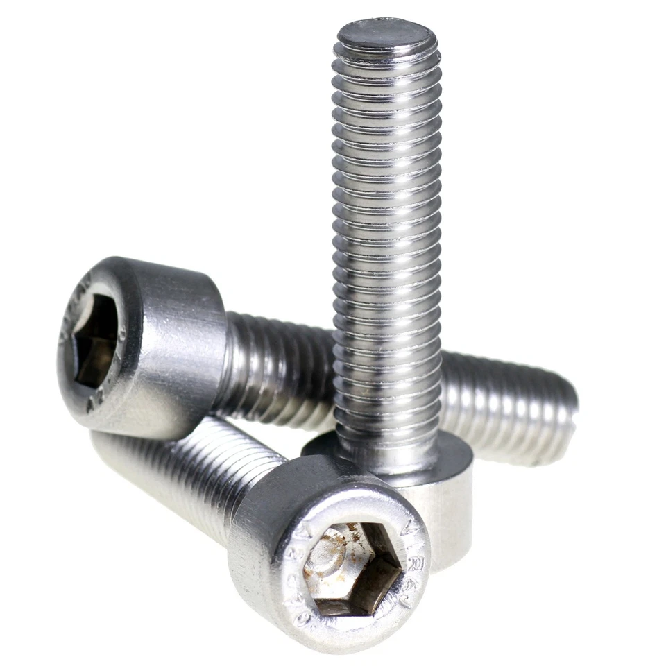 BOLT BASE M10 x 1.25mm FINE PITCH A2 STAINLESS STEEL ALLEN BOLT SOCKET CAP SCREW HEX HEAD