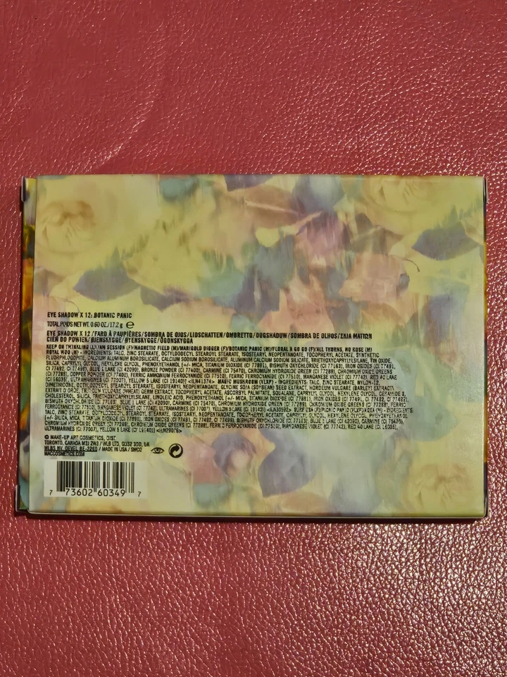 Paleta de sombras de ojos Mac Botanic Panic ~ 0,60 OZ / 17,2 g ~Nuevo en caja Foto 2 de 3